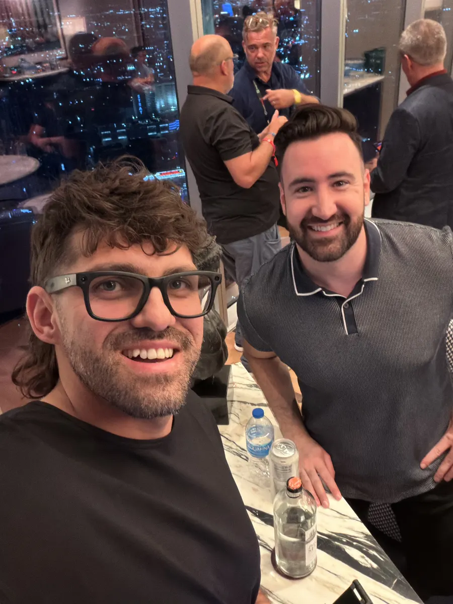 Reef with a guest at Funnel Hacking LIVE