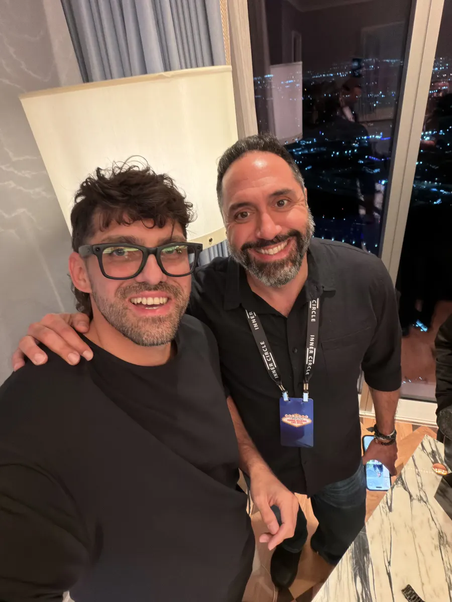 Reef with a guest at Funnel Hacking LIVE
